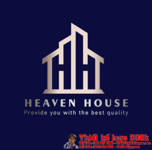Thiết kế logo kiến trúc xây dựng Heaven House