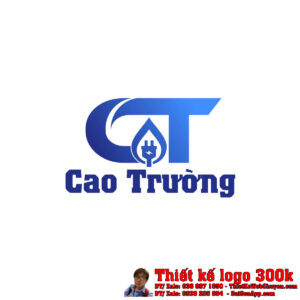 Thiết kế logo kim khí điện nước tổng hợp Cao Trường