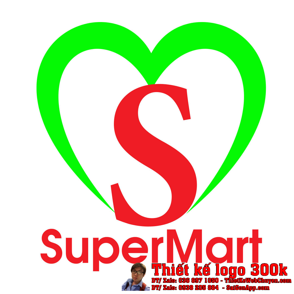Thiết kế logo kinh doanh bán lẻ SM Thiết kế logo kinh doanh bán lẻ SM