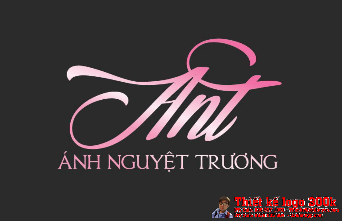 Thiết kế logo làm đẹp ÁNH NGUYỆT TRƯƠNG Thiết kế logo làm đẹp ÁNH NGUYỆT TRƯƠNG