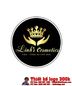 Thiết kế logo làm đẹp Linh’s Cosmetics
