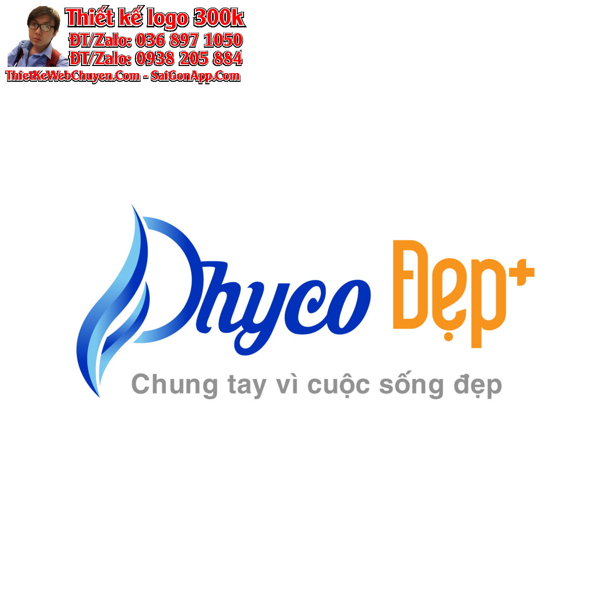Thiết kế logo làm đẹp Phyco