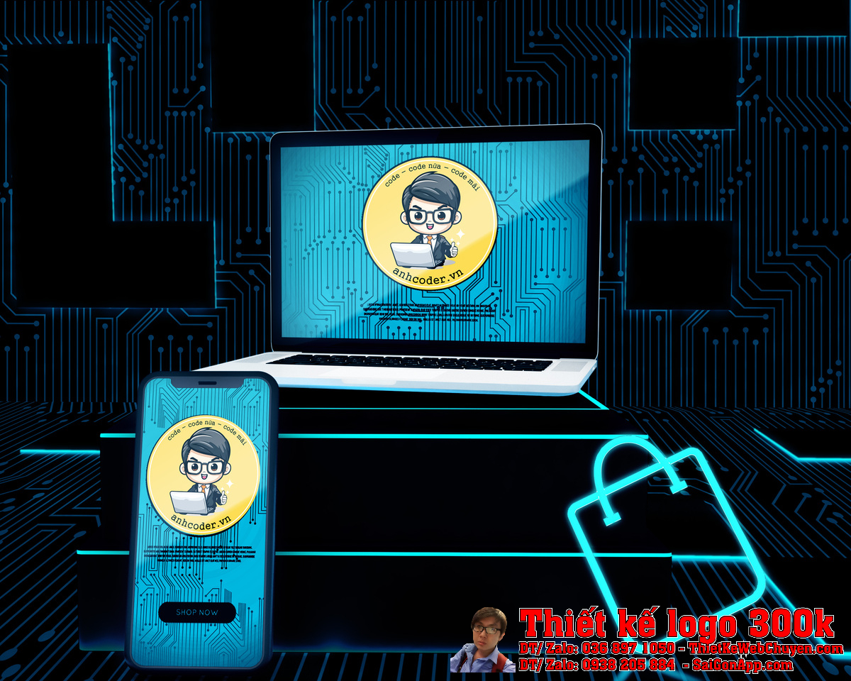 Banner thương hiệu anhcoder vn