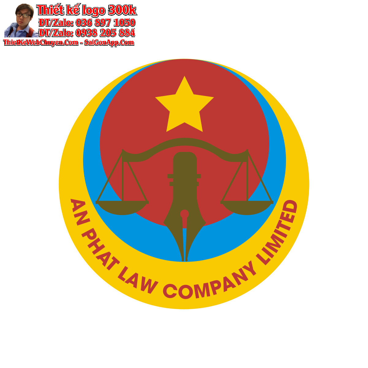 Thiết kế logo luật – An Phát LAW