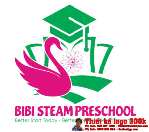 Thiết kế logo mầm non BIBI THIÊN NGA