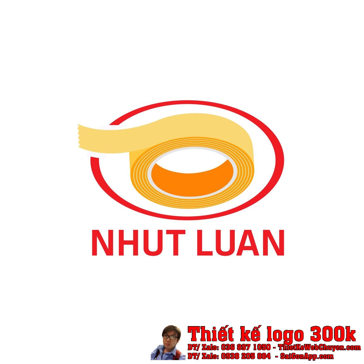 Thiết kế logo màng bảo vệ bề mặt Công Ty TNHH Nhựt Luân bản chuẩn