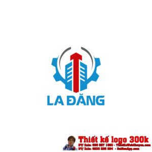 Thiết kế logo máy móc cơ khí LA ĐĂNG