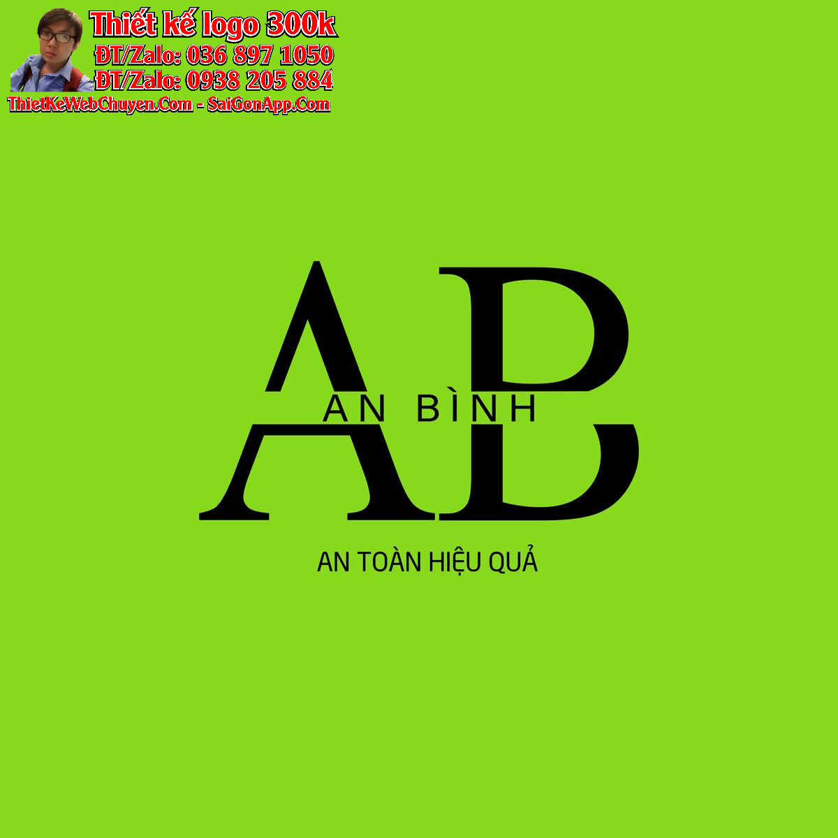 Thiết kế logo môi trường và vận chuyển AB