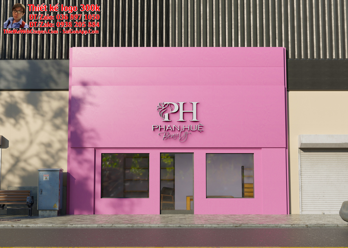 Thiết kế logo mỹ phẩm Phan Huệ Thiết kế logo mỹ phẩm Phan Huệ