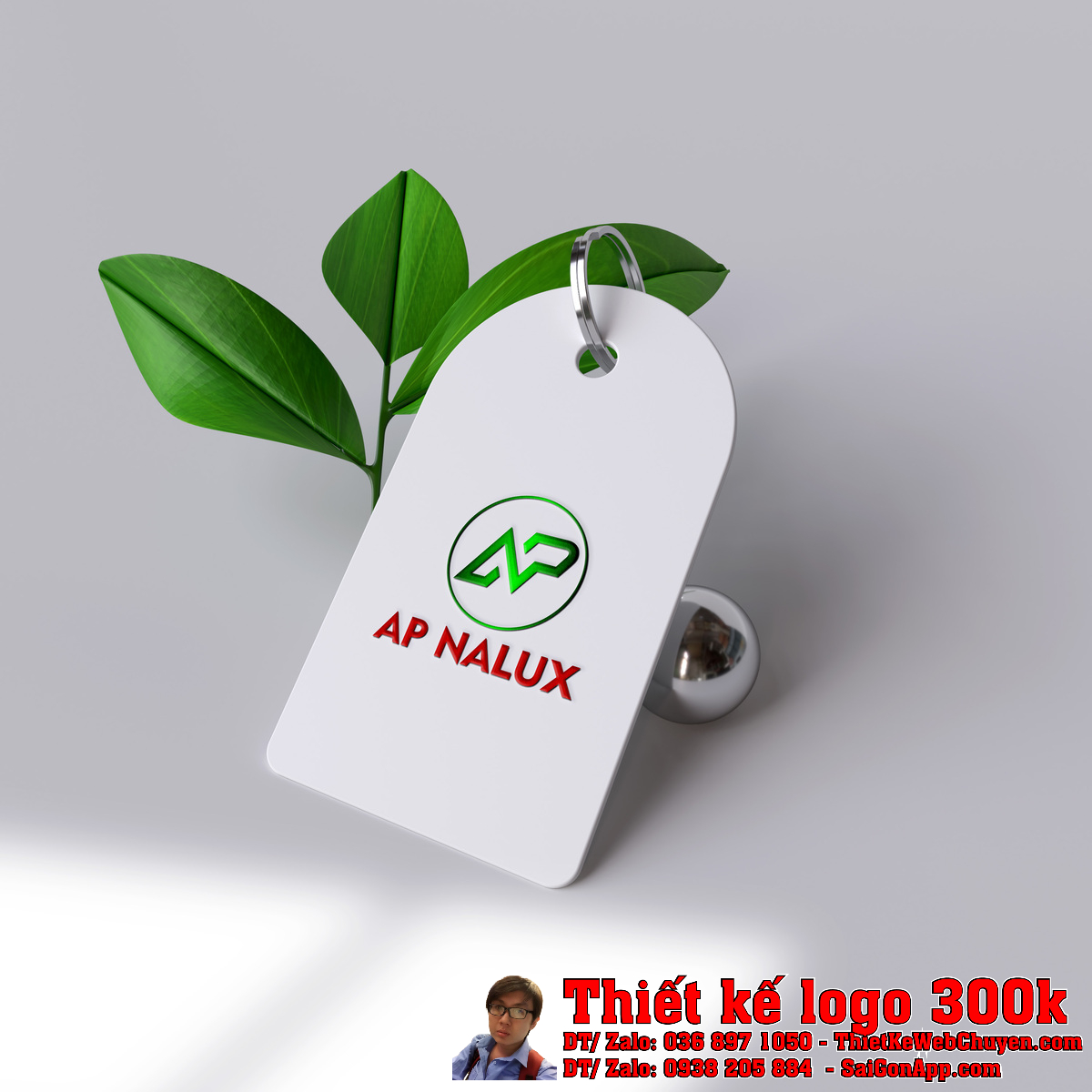 Phối cảnh Thiết kế logo mỹ phẩm công ty TNHH AP Nalux