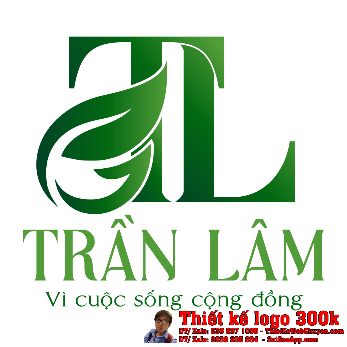 Thiết kế logo mỹ phẩm và tẩy rửa TRẦN LÂM Thiết kế logo mỹ phẩm và tẩy rửa TRẦN LÂM