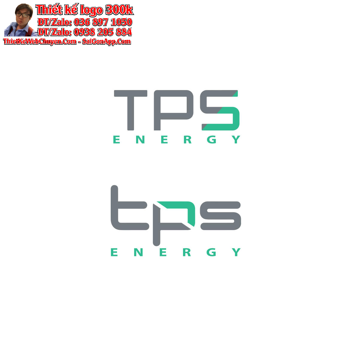 Thiết kế logo năng lượng TPS