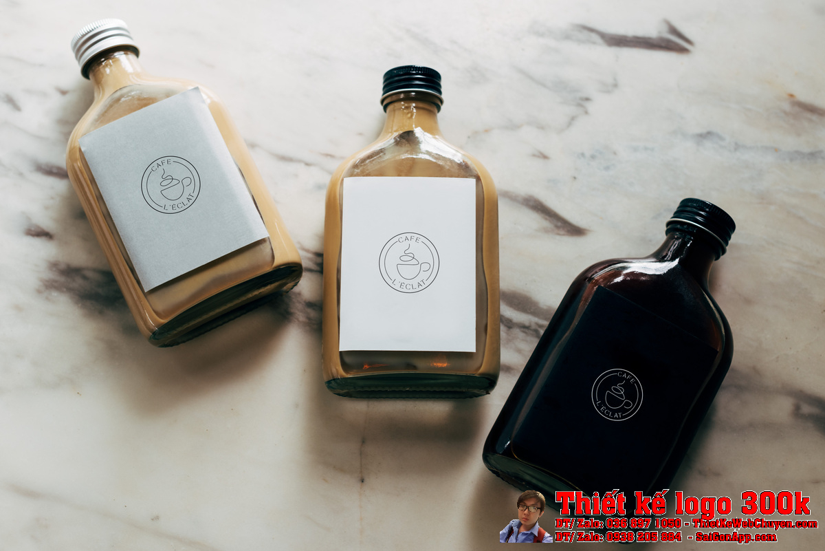 Màu sắc và font chữ trong Thiết kế logo ngành FB LÉclat Café