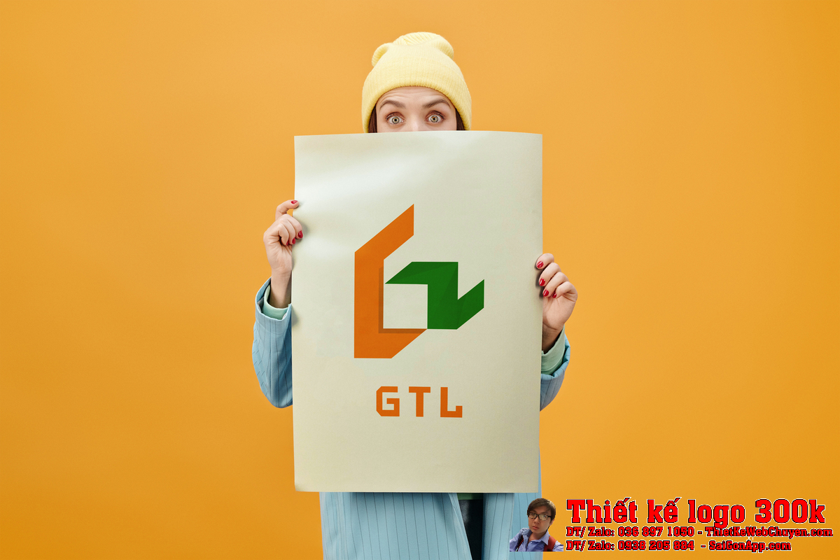 Phối cảnh Thiết kế logo ngành nguyên liệu gỗ công nghiệp Công ty TNHH Gỗ Trần Lai trên nền trắng