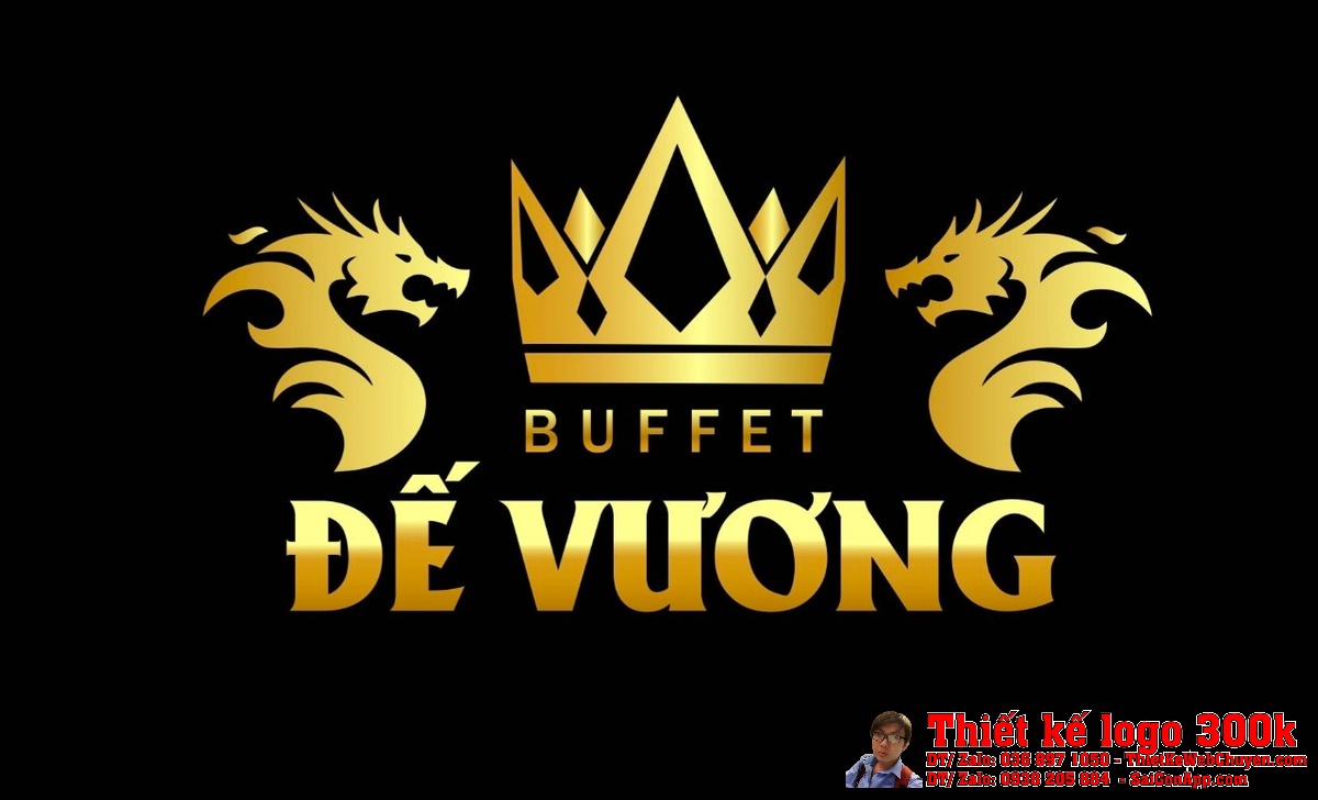 Thiết kế logo nhà hàng buffet Đế Vương