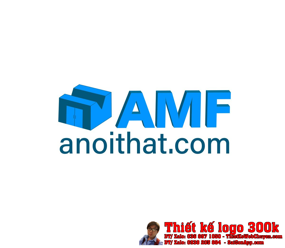 Thiết kế logo nội thất AMF Thiết kế logo nội thất AMF