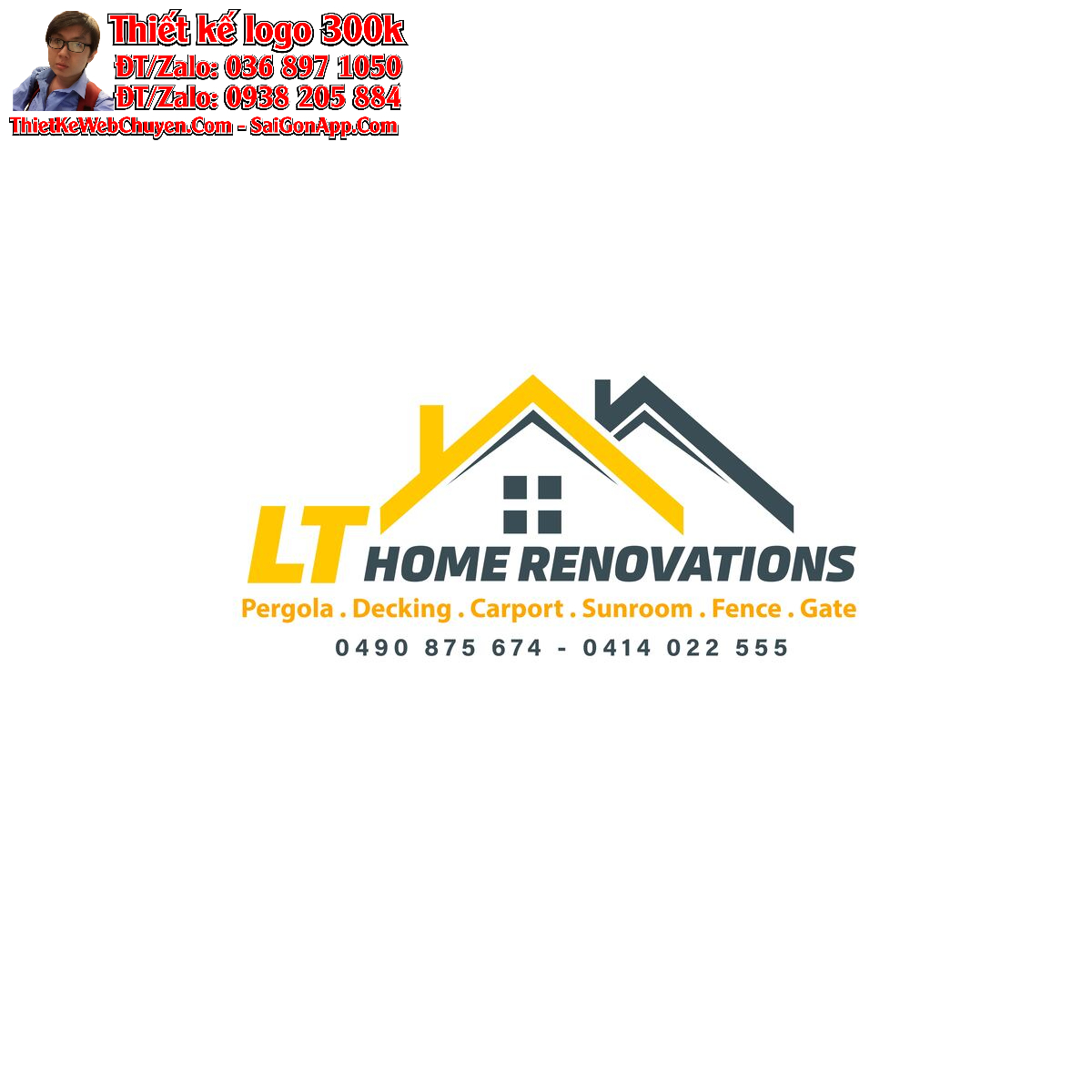 Thiết kế logo nội thất LT Thiết kế logo nội thất LT