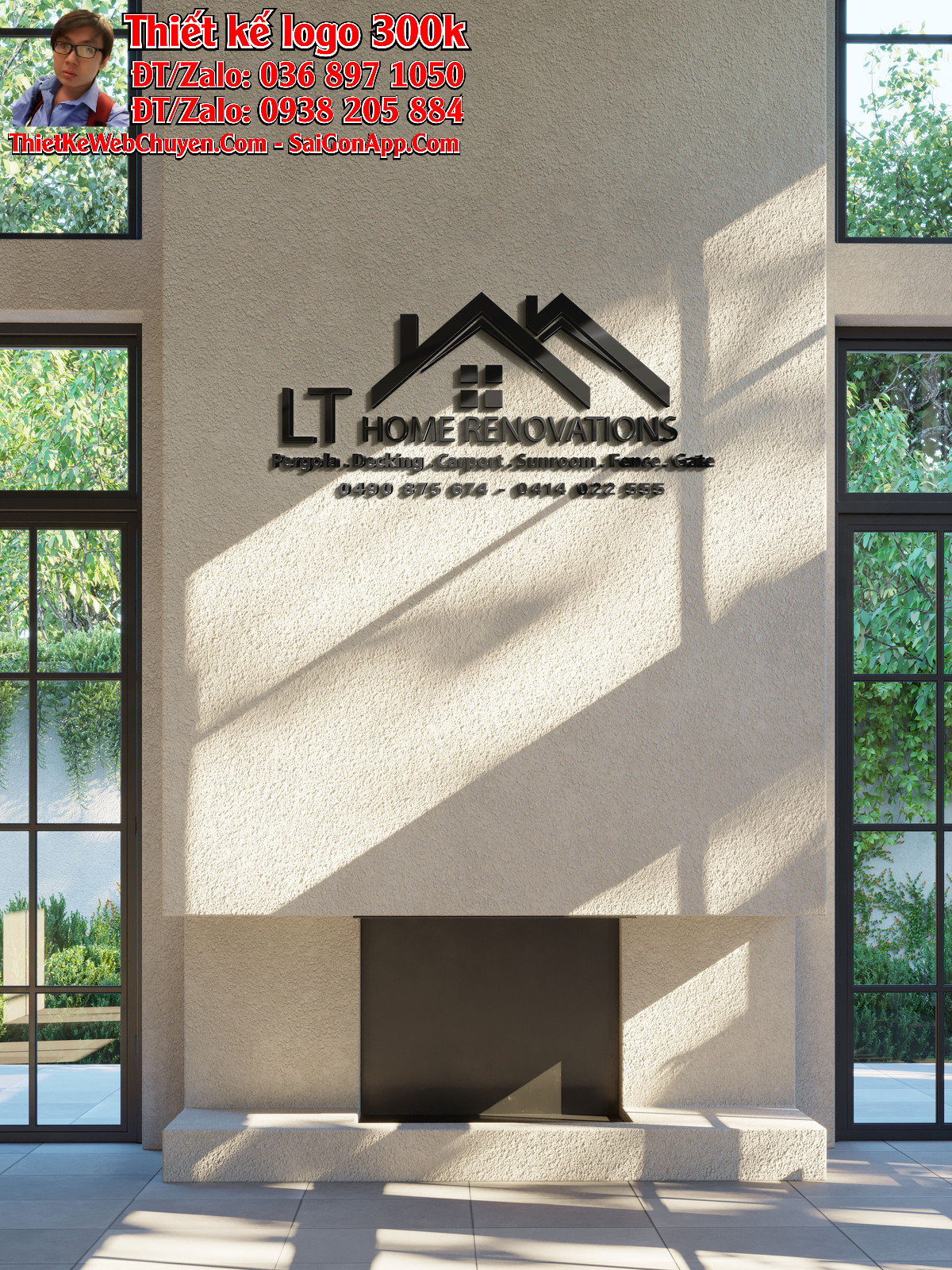 Thiết kế logo nội thất LT Thiết kế logo nội thất LT