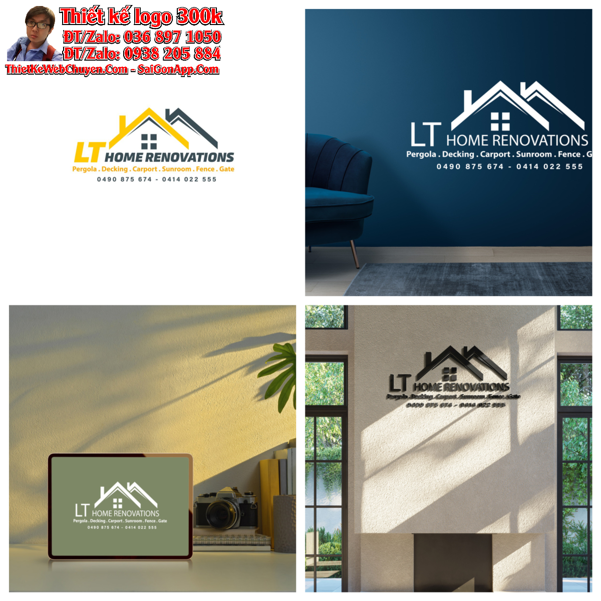 Thiết kế logo nội thất LT Thiết kế logo nội thất LT