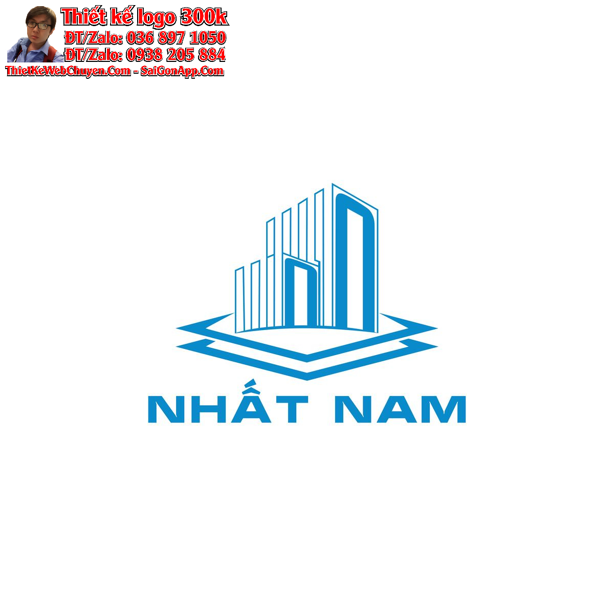 Thiết kế logo nội thất Nhất Nam