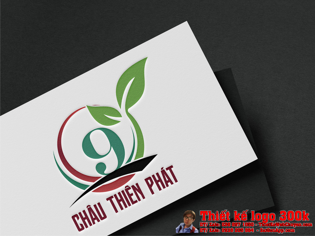 Logo Châu Thiên Phát trên nền sáng