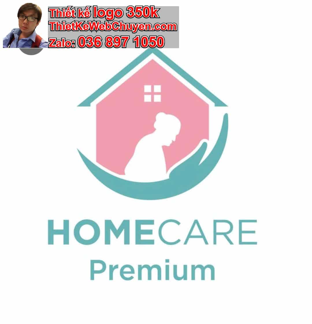 Thiết kế logo online Dịch vụ chăm sóc người cao tuổi