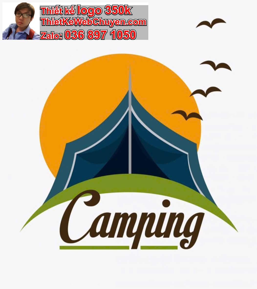 Thiết kế logo online Dịch vụ cho thuê lều trại