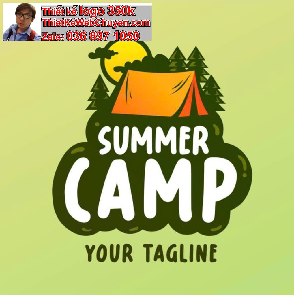 Thiết kế logo online Dịch vụ cho thuê lều trại