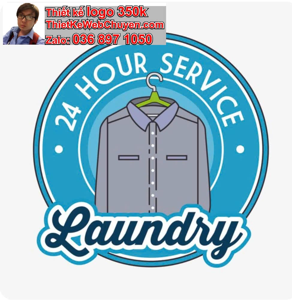 Thiết kế logo online Dịch vụ giặt ủi công nghiệp