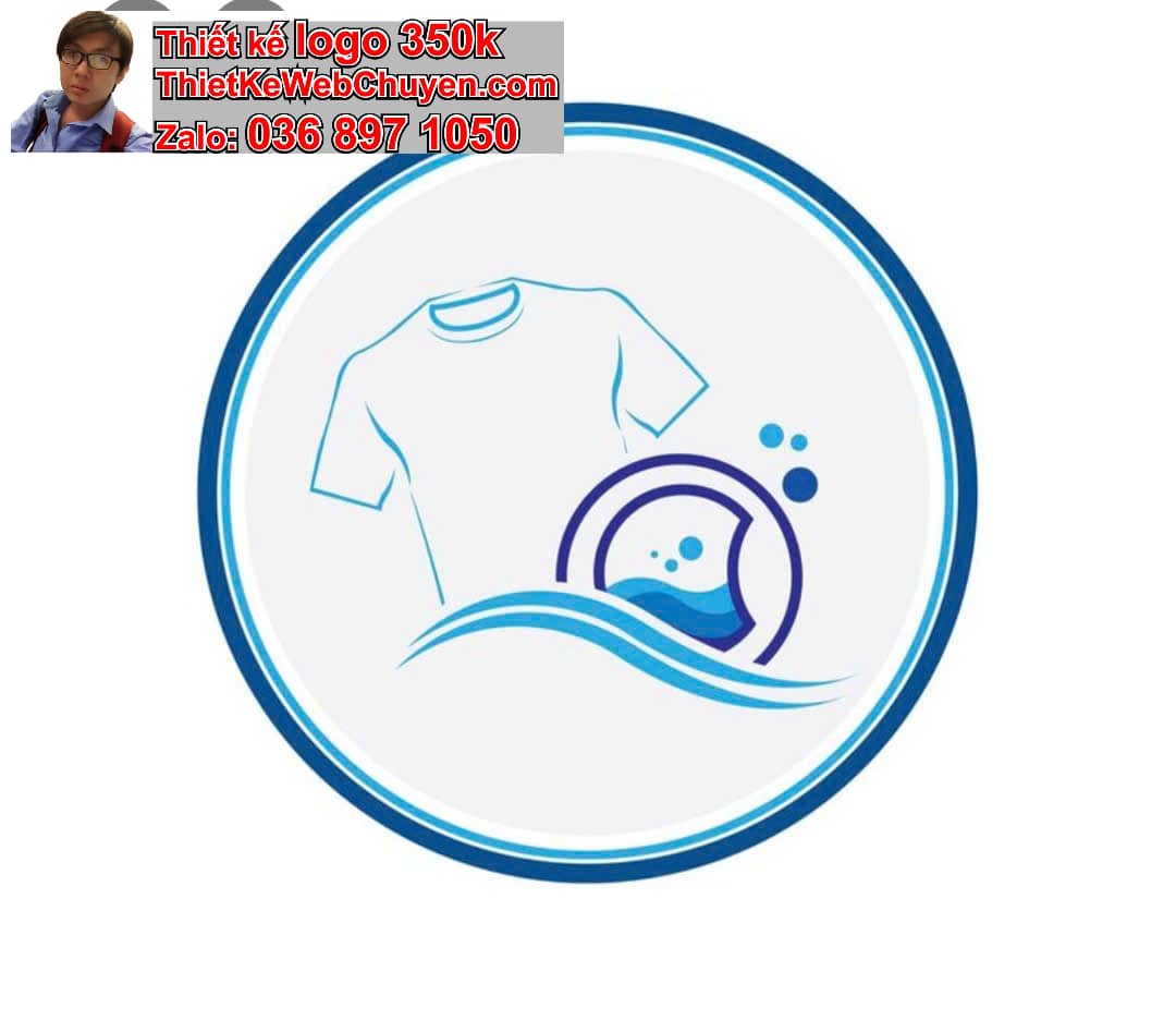 Thiết kế logo online Dịch vụ giặt ủi công nghiệp