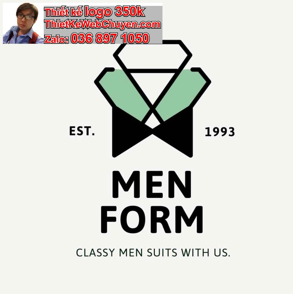 Thiết kế logo online Dịch vụ may đo comple vest