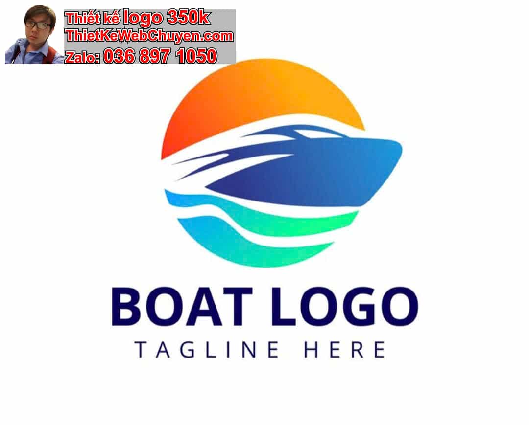 Thiết kế logo online Dịch vụ sửa chữa tàu thuyền
