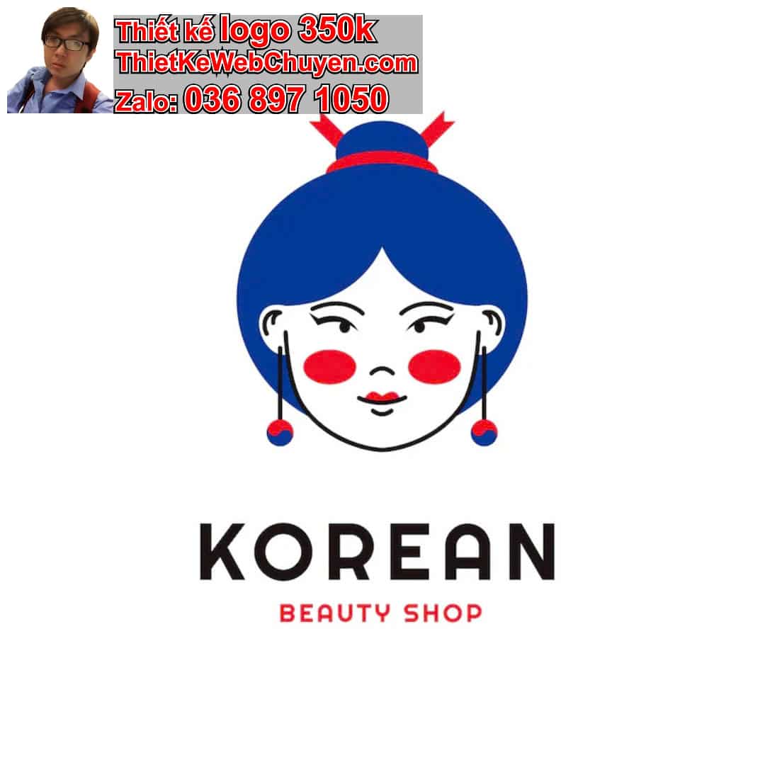 Thiết kế logo online Mỹ phẩm Hàn Quốc
