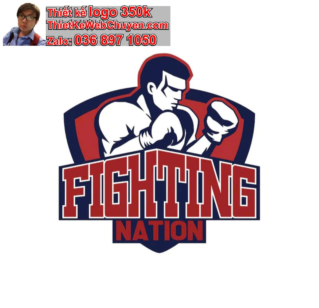 Thiết kế logo online Phòng tập boxing kickboxing