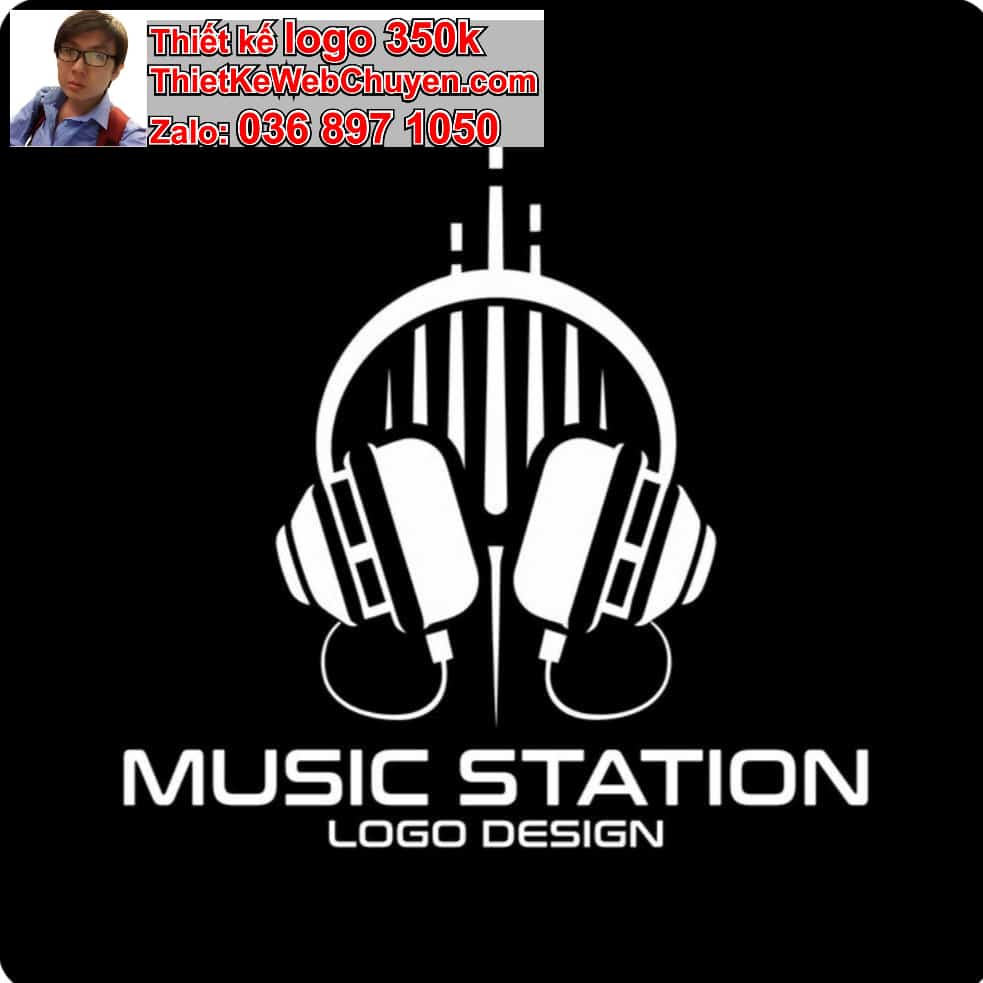 Thiết kế logo online Phòng thu âm Studio ca nhạc