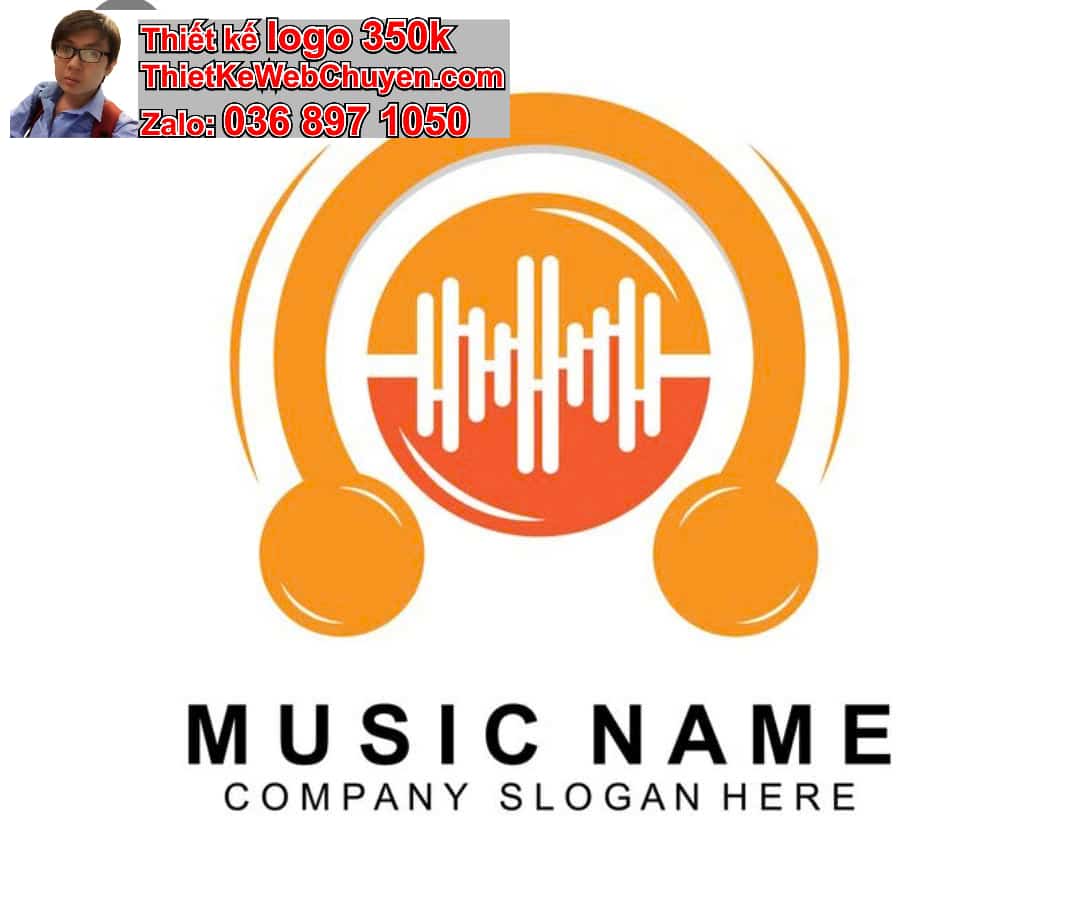 Thiết kế logo online Phòng thu âm Studio ca nhạc