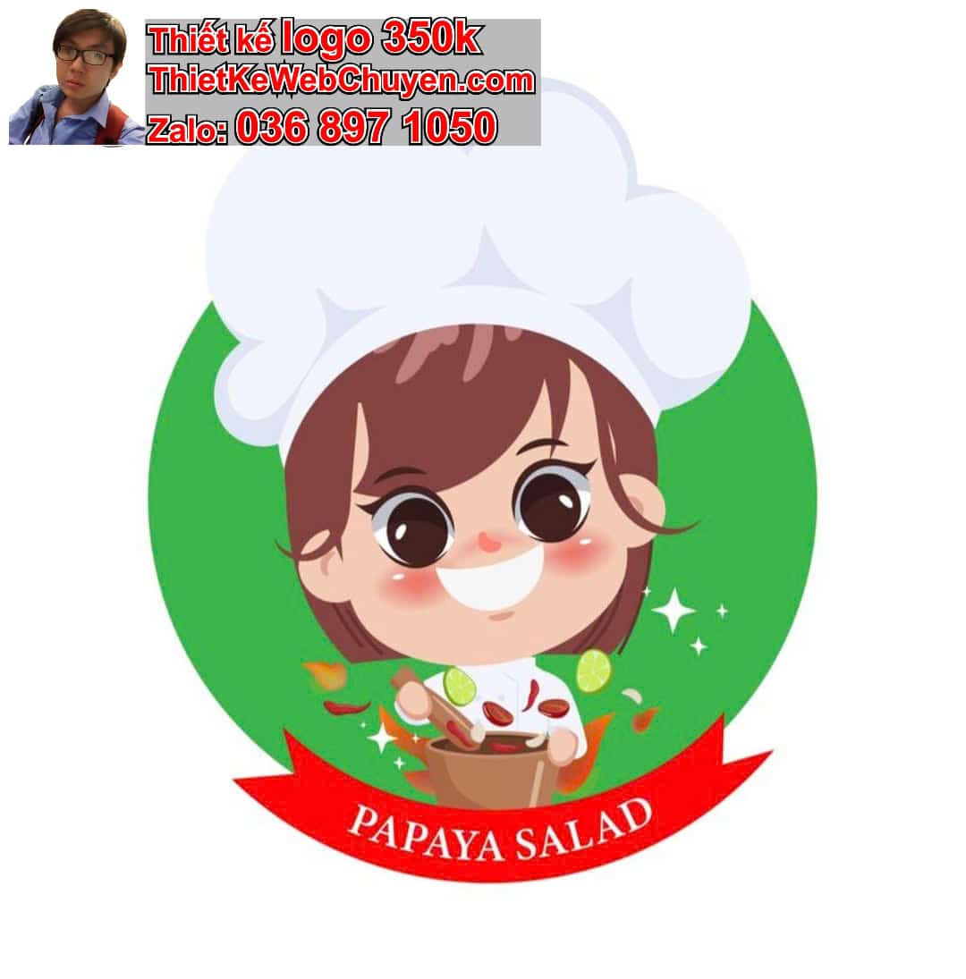 Thiết kế logo online Trung tâm dạy nấu ăn