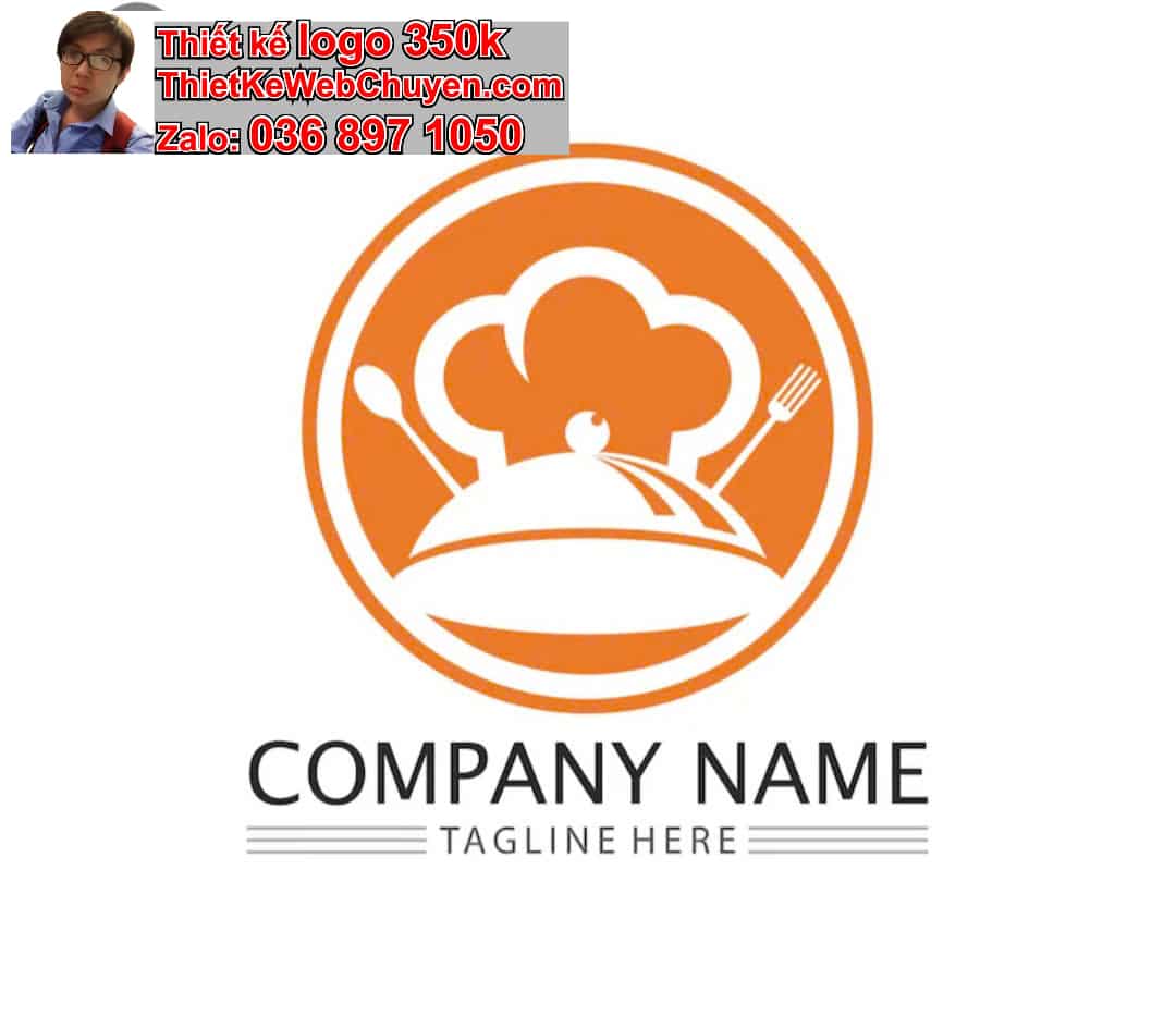 Thiết kế logo online Trung tâm dạy nấu ăn