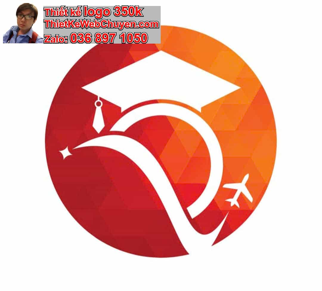 Thiết kế logo online Tư vấn Du học