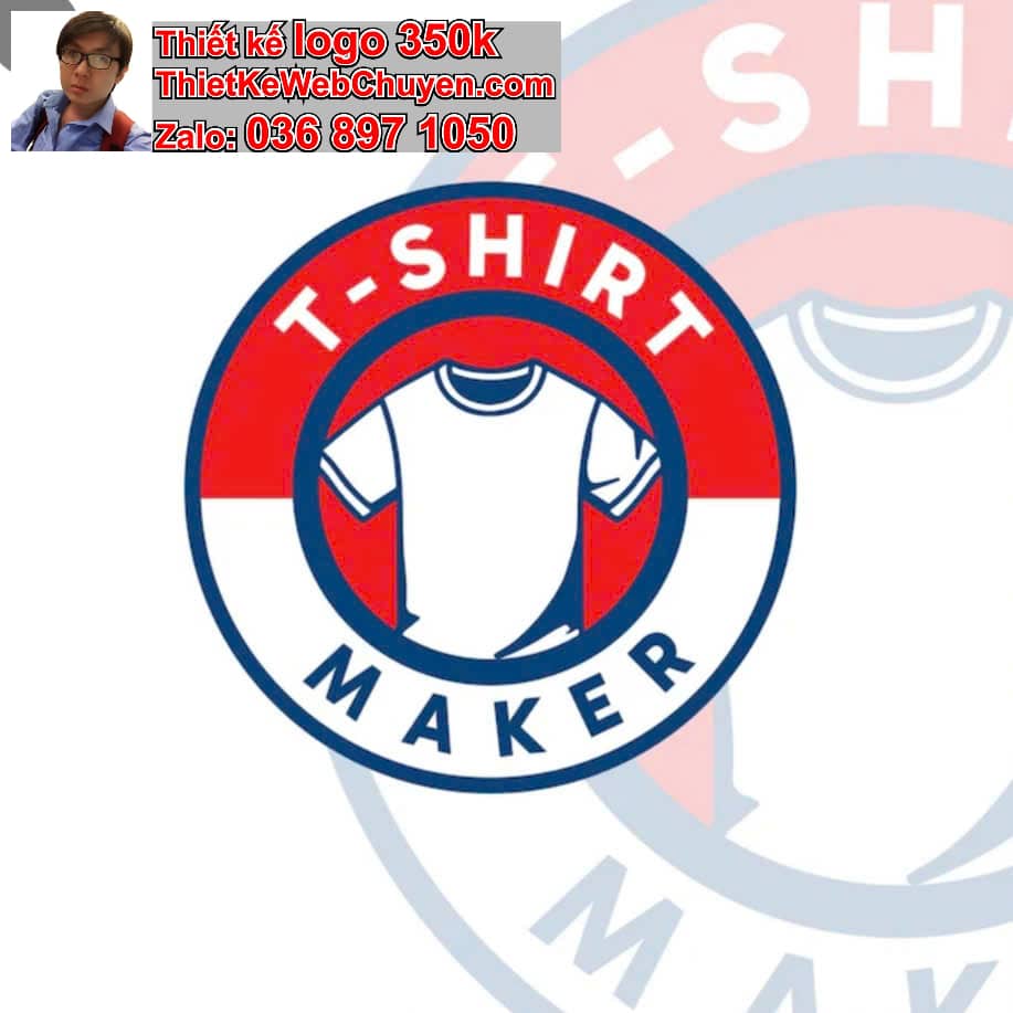Thiết kế logo online bán Áo thun áo ba lỗ