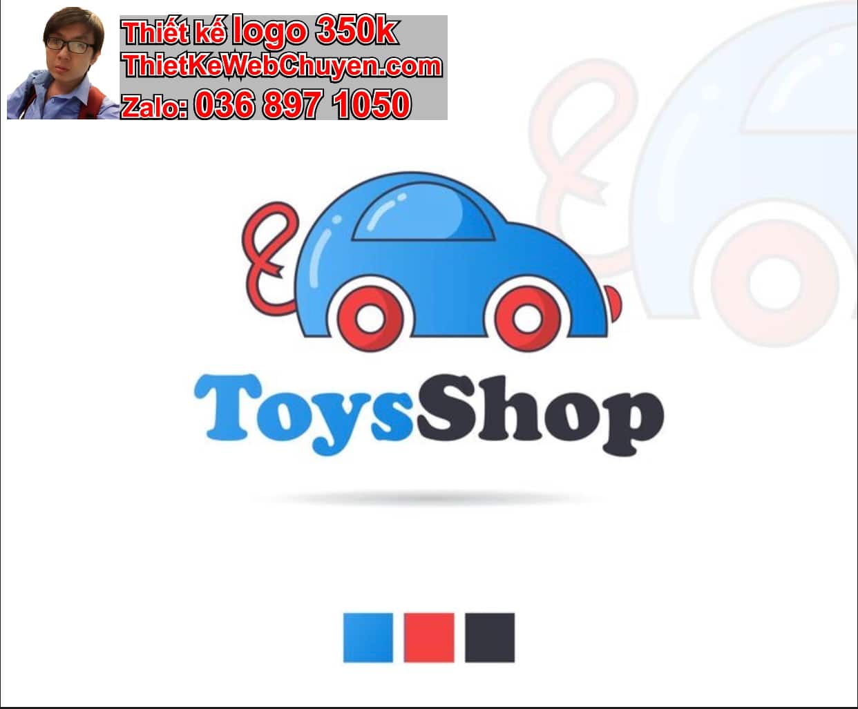 Thiết kế logo online bán Đồ chơi xe hơi xe máy