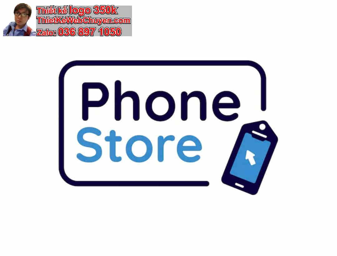 Thiết kế logo online bán Iphone