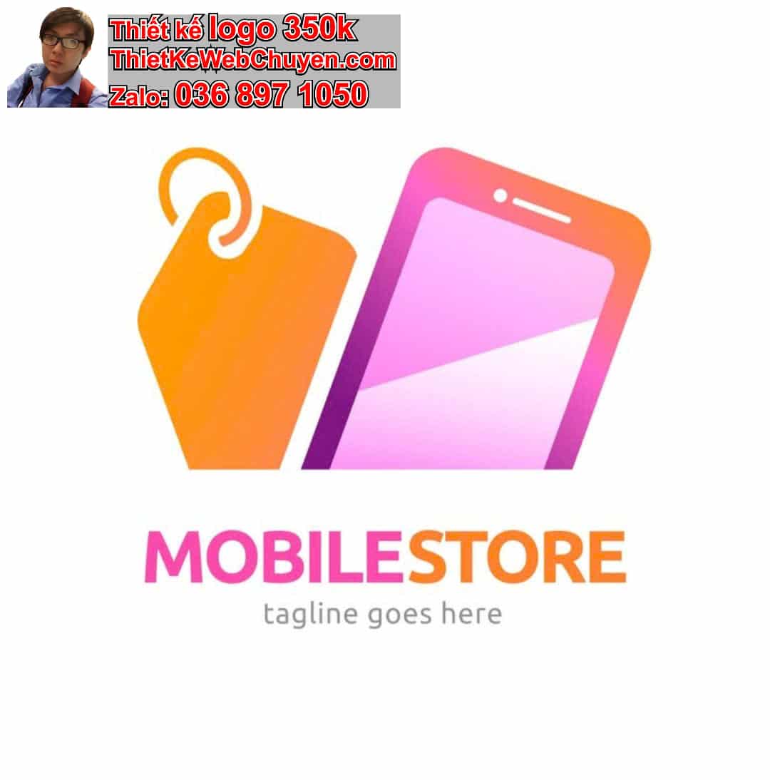 Thiết kế logo online bán Iphone