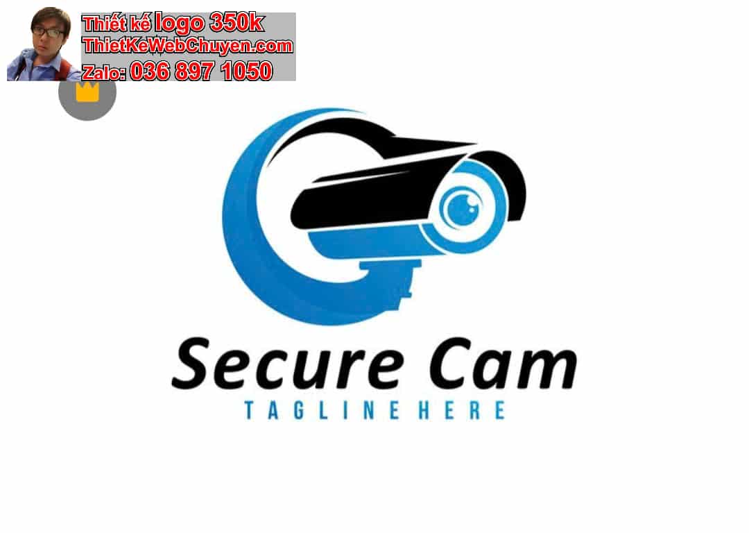 Thiết kế logo online bán camera thiết bị giám sát