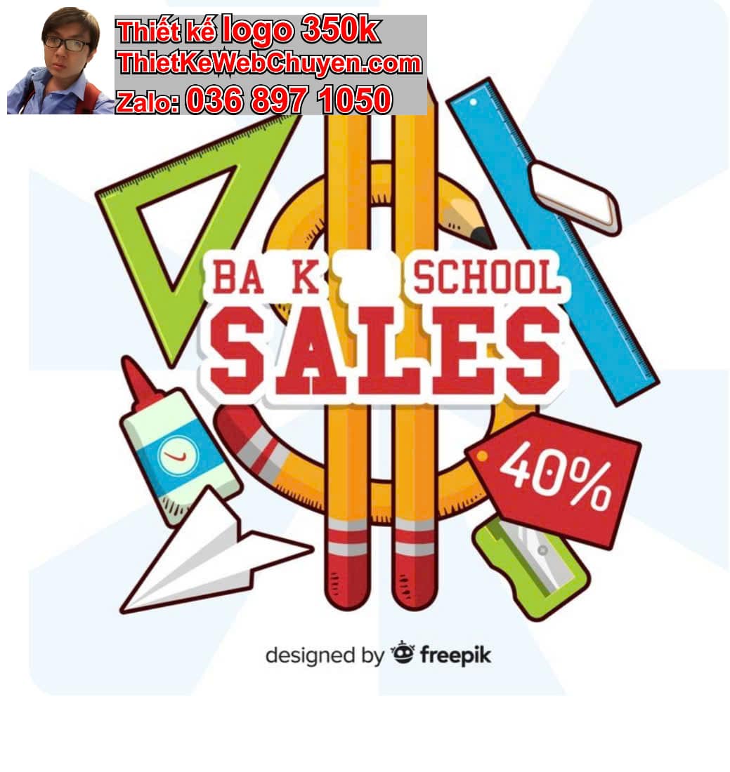 Thiết kế logo online bán dụng cụ học tập và đồ chơi thông minh