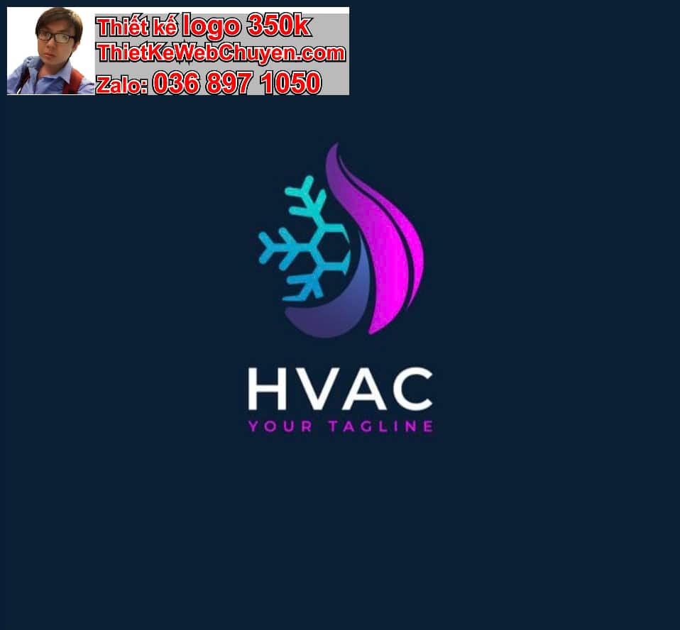 Thiết kế logo online bán máy lọc không khí