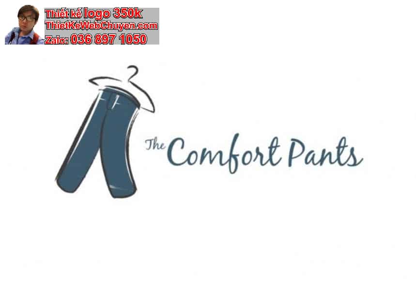 Thiết kế logo online bán quần dài quần âu