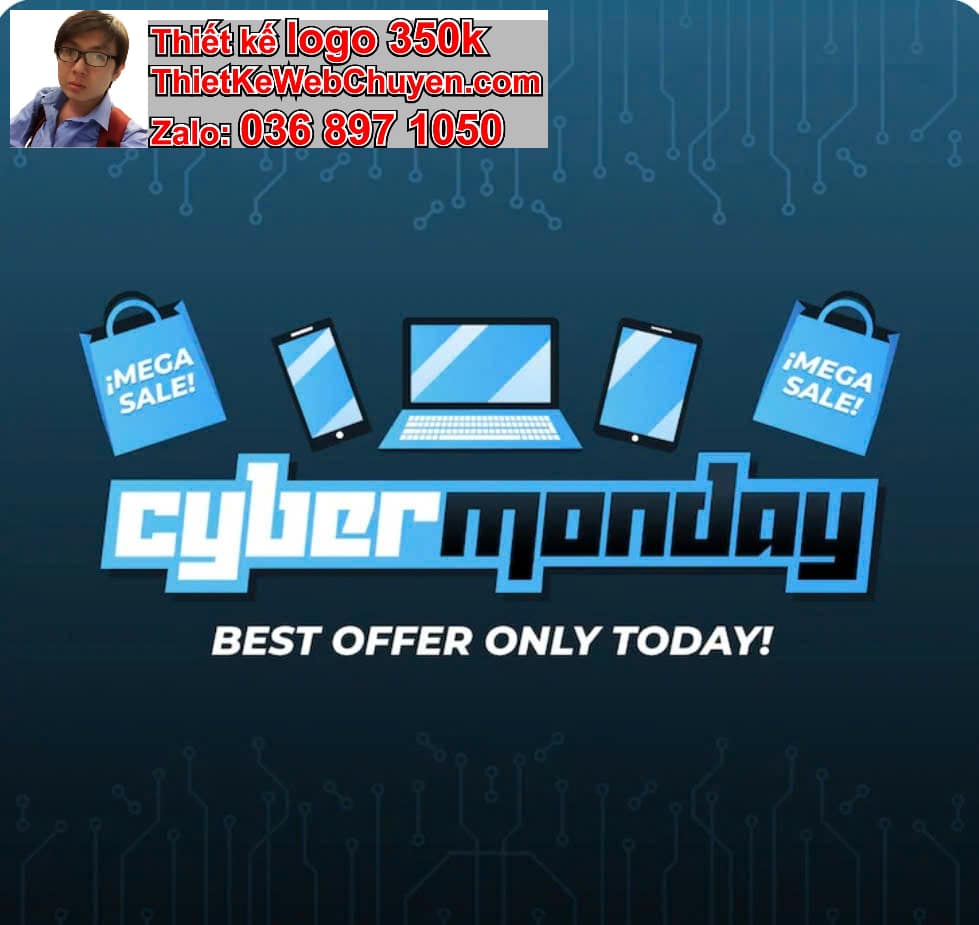 Thiết kế logo online bán thiết bị điện tử