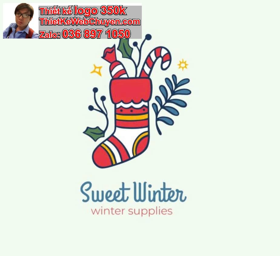 Thiết kế logo online bán vớ tất