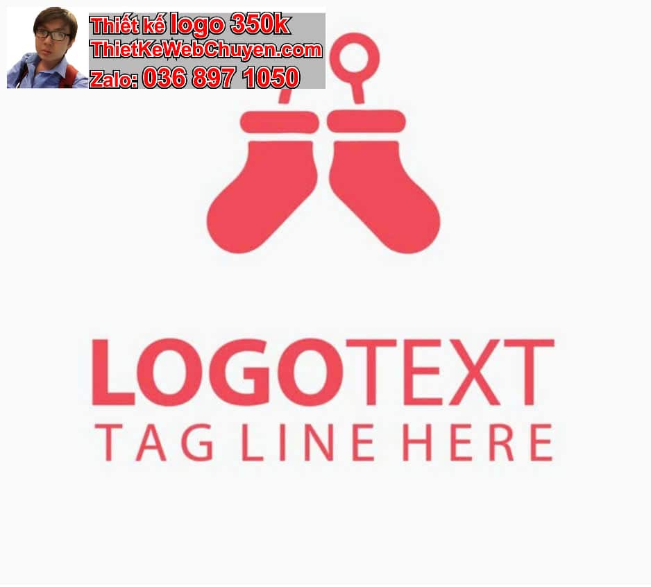 Thiết kế logo online bán vớ tất